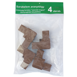Sarok elem kszlet manyag keretehez aranytlgy