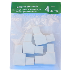 Sarok elem kszlet manyag keretehez fehr